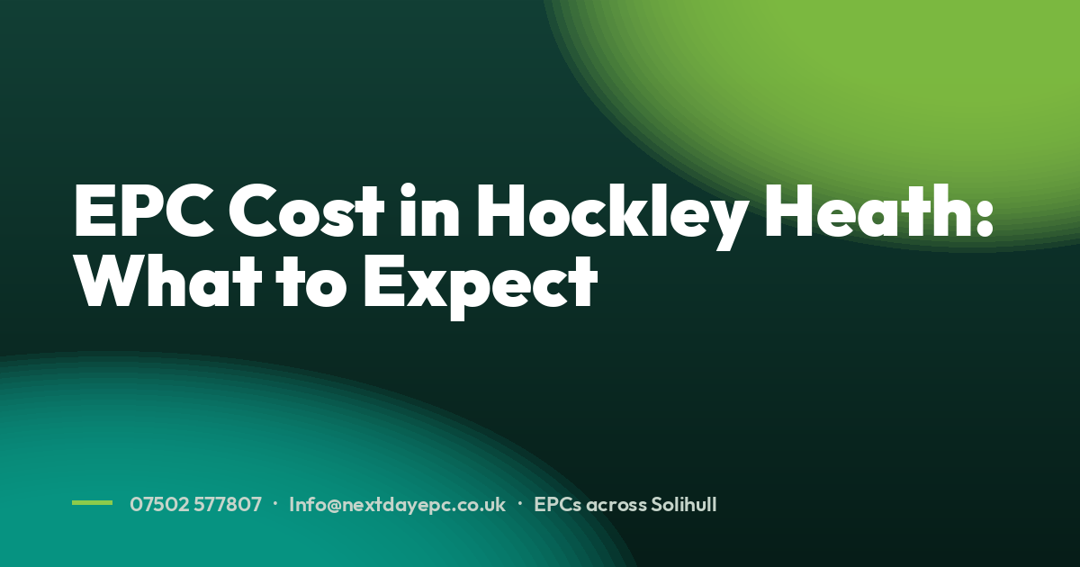 EPC Cost in Hockley Heath: What to Expect