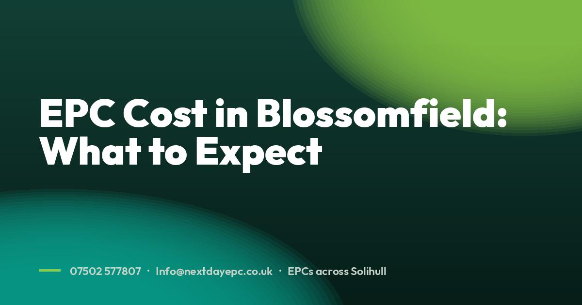 EPC Cost in Blossomfield: What to Expect