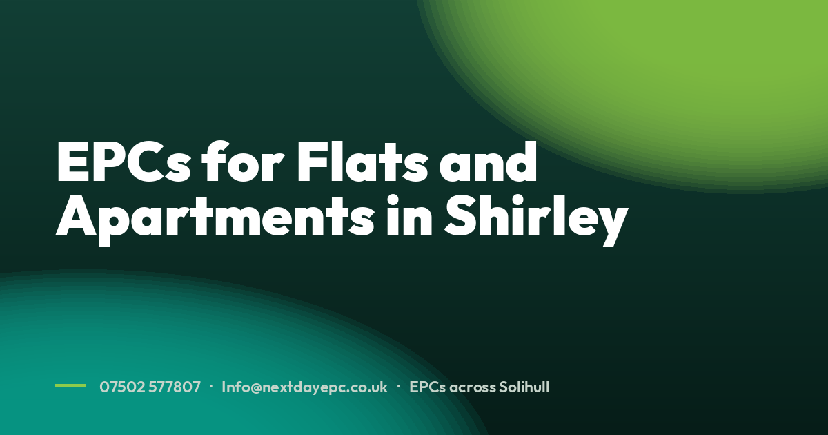 EPCs for Flats and Apartments in Shirley