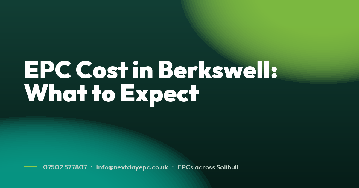EPC Cost in Berkswell: What to Expect